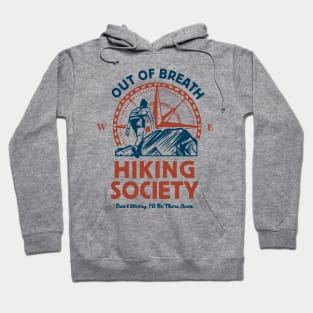 Out of Breath Hiking Society - Funny Outdoor Adventure Hoodie